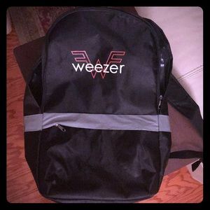 Authentic Black Weezer VIP tour bag Summer 2018